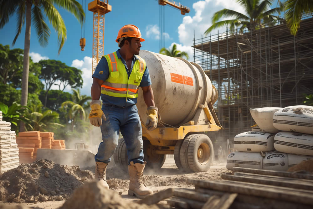 como fazer concreto na betoneira