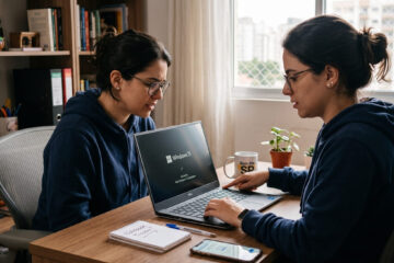 notebook trava na tela inicial
